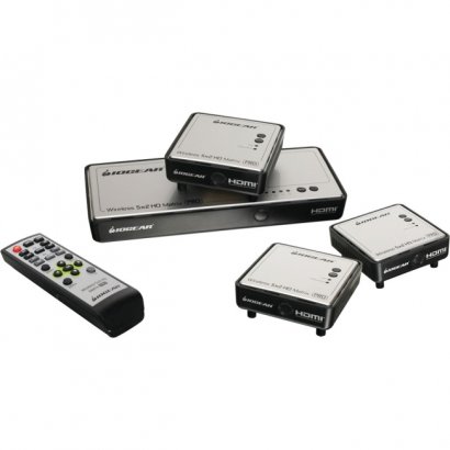 Iogear Long Range Wireless 5x2 HDMI Matrix PRO with 2 Additional Receivers GWHDMS52MBK3