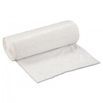 WSL3036XHW Low-Density Can Liner, 30 x 36, 30gal, .8mil, White, 25/Roll, 8 Rolls/Carton IBSSL3036XHW