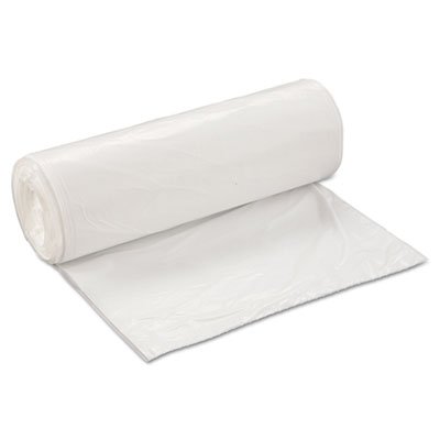 WSL3858XHW-2 Low-Density Can Liner, 38 x 58, 60gal, .7mil, White, 25/Roll, 4 Rolls/Carton IBSSL3858XHW2