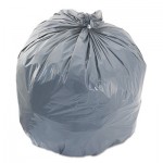 BWK 3339SEH Low-Density Can Liners, 33gal, 1.1mil, 33 x 39, Gray, 25 Bags/Roll, 4 Rolls/CT BWK3339SEH