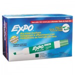 EXPO Low Odor Dry Erase Marker, Chisel Tip, Green, Dozen SAN80004
