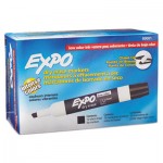 EXPO Low Odor Dry Erase Marker, Chisel Tip, Black, Dozen SAN80001