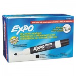 EXPO Low Odor Dry Erase Marker, Bullet Tip, Black, Dozen SAN82001