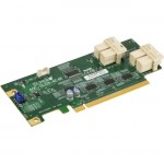 Supermicro Low Profile 12.8 Gb/s Quad-Port NVMe Internal Host Bus Adapter AOC-SLG3-4E4R-O