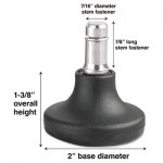 Master Caster Low Profile Bell Glides, B Stem, 110 lbs./Glide, 5/Set MAS70178