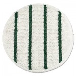 RCP P269 Low Profile Scrub-Strip Carpet Bonnet, 19" dia. Pads, White/Green, 5/Carton RCPP269