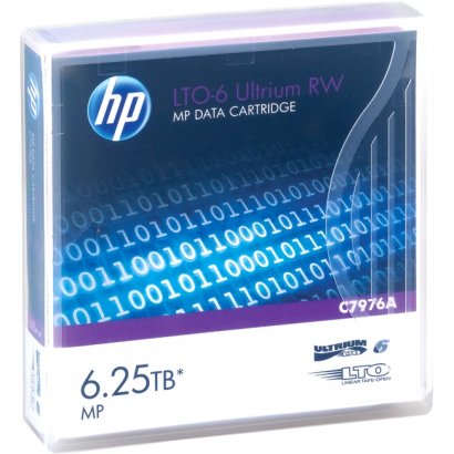 HP LTO-6 Ultrium 6.25TB MP RW Data Cartridge C7976A