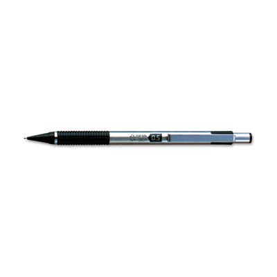 Zebra M-301 Mechanical Pencil, 0.5 mm, Stainless Steel w/Black Accents Barrel ZEB54010