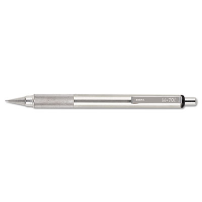 Zebra M-701 Mechanical Pencil, 0.7 mm, HB (#2.5), Black Lead, Silver Barrel ZEB59411