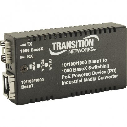 Transition Networks M/GE-xSW-SFP-01-xx-UxX Transceiver/Media Converter M/GE-ISW-SFP-01-URX