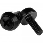 StarTech.com M5 x 12mm - Mounting Screws - 100 Pack, Black CABSCREWSM5B