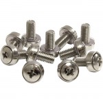 StarTech.com M6 Mounting Screws for Server Rack Cabinet CABSCREWSM6