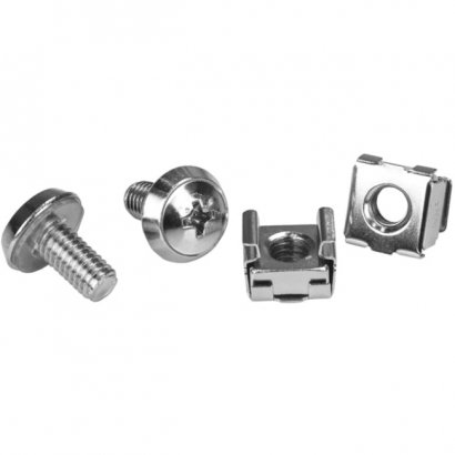 StarTech.com M6 Rack Screws and M6 Cage Nuts - 20 Pack CABSCRWM620