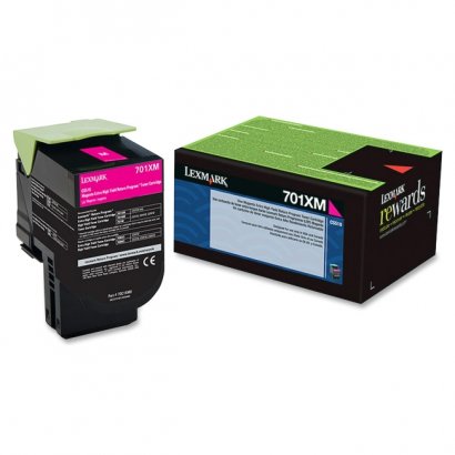 Lexmark Magenta Extra High Yield Return Program Toner Cartridge 70C1XM0