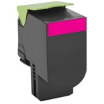 Lexmark Magenta High Yield Toner Cartridge 80C0H30