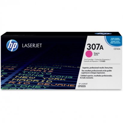 HP 307A Magenta Original LaserJet Toner Cartridge CE743A