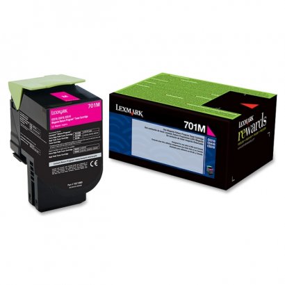 Lexmark Magenta Return Program Toner Cartridge 70C10M0