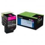 Lexmark Magenta Return Program Toner Cartridge 80C10M0