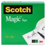 Scotch 8101K Magic Tape, 3/4" x 1000", 1" Core, Clear MMM8101K