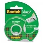 Scotch Magic Tape w/Refillable Dispenser, 1/2" x 800", Clear MMM119