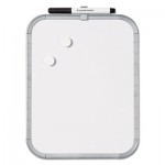 CLK030203 Magnetic Dry Erase Board, 11 x 17, White Plastic Frame BVCCLK020303