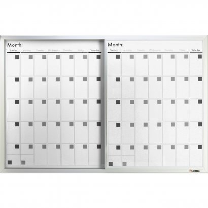 Lorell Magnetic Dry-Erase Calendar Board 52503