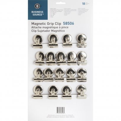 Business Source Magnetic Grip Clips Pack 58506