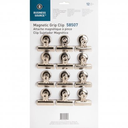 Business Source Magnetic Grip Clips Pack 58507