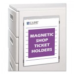 C-Line Magnetic Shop Ticket Holder, Super Heavy, 50", 9 x 12, 15/BX CLI83912