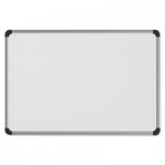 UNV43733 Magnetic Steel Dry Erase Board, 36 x 24, White, Aluminum Frame UNV43733