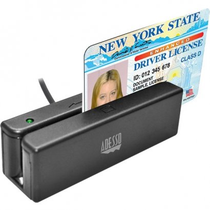 Adesso Magnetic Stripe Card Reader MSR-100