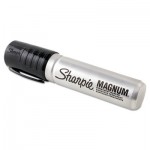 Sharpie Magnum Permanent Marker 44001, Broad Chisel Tip, Black, Dozen SAN44001BX