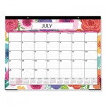 Blue Sky Mahalo Academic Year Desk Pad, 22 x 17, Tropical, 2021-2022 BLS100157