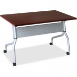 Mahogany Flip Top Training Table 60722