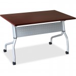 Mahogany Flip Top Training Table 60722