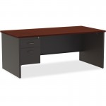 Mahogany Laminate/Ccl Modular Desk Series 79150