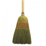 920Y Maid Broom, Mixed Fiber Bristles, 42" Wood Handle, Natural BWK920YEA