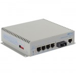 Omnitron Systems Managed 10/100/1000 PoE and PoE+ Ethernet Fiber Switch 9522-0-14-1
