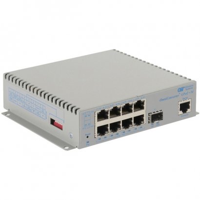 Omnitron Systems Managed 10/100/1000 PoE and PoE+ Ethernet Fiber Switch 9539-0-18-1