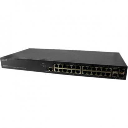 Transition Networks Managed Gigabit Ethernet PoE+ Switch SM24TAT4XB-NA