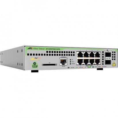 Allied Telesis Managed Gigabit Ethernet Switch AT-GS970M/10PS-R-10