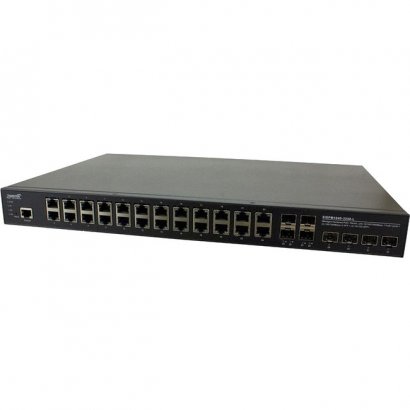 Transition Networks Managed Hardened Gigabit Ethernet PoE+ Rack Mountable Switch SISPM1040-3248-L