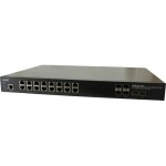 Transition Networks Managed Hardened Gigabit Ethernet PoE+ Rack Mountable Switch SISPM1040-3166-L-NA
