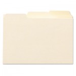 Smead Manila Card Guides, 1/3-Cut Top Tab, Blank, 4 x 6, Manila, 100/Box SMD56030