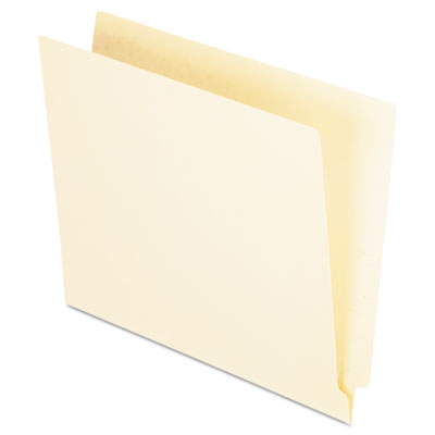 Pendaflex H110EE Manila End Tab Folders, 9.5" Front, 1-Ply Straight Tabs, Letter Size, 100/Box PFXH110