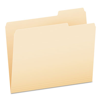 Pendaflex 752 1/3-3 Manila File Folders, 1/3-Cut Tabs, Right Position, Letter Size, 100/Box PFX752133