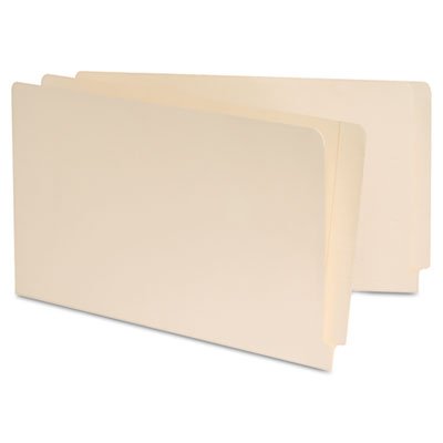 UNV13350 Manila Reinforced Shelf Folder, Legal, 100/Box UNV13350