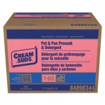 Cream Suds Manual Pot and Pan Detergent with o Phosphate, Baby Powder Scent, Powder, 25 lb Box PBC02120