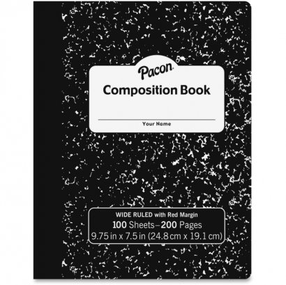 Marble Hard Cover Wide Rule Composition Book MMK37101