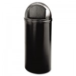 Rubbermaid Commercial FG816088BLA Marshal Classic Container, Round, Polyethylene, 15 gal, Black RCP816088BK